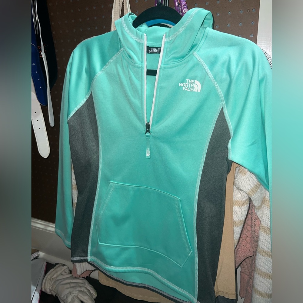 North face half zip up jacket